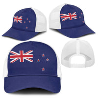 New Zealand Mesh Trucker Cap National Flag Colors - Polynesian Pride
