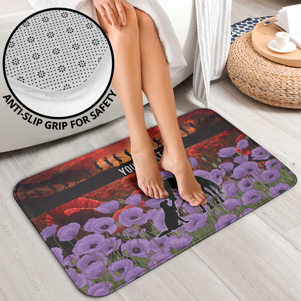 Personalised ANZAC Day Bathroom Set Remembering the Animals of War