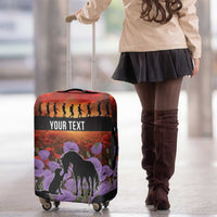 Personalised ANZAC Day Luggage Cover Remembering the Animals of War LT19 - Polynesian Pride
