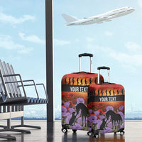 Personalised ANZAC Day Luggage Cover Remembering the Animals of War LT19 - Polynesian Pride