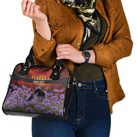 Personalised ANZAC Day Shoulder Handbag Remembering the Animals of War LT19 - Polynesian Pride