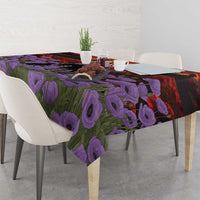 Personalised ANZAC Day Tablecloth Remembering the Animals of War