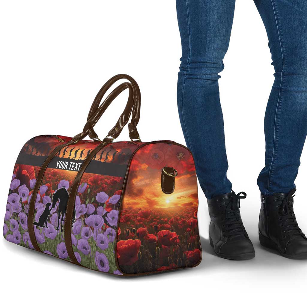 Personalised ANZAC Day Travel Bag Remembering the Animals of War LT19 - Polynesian Pride
