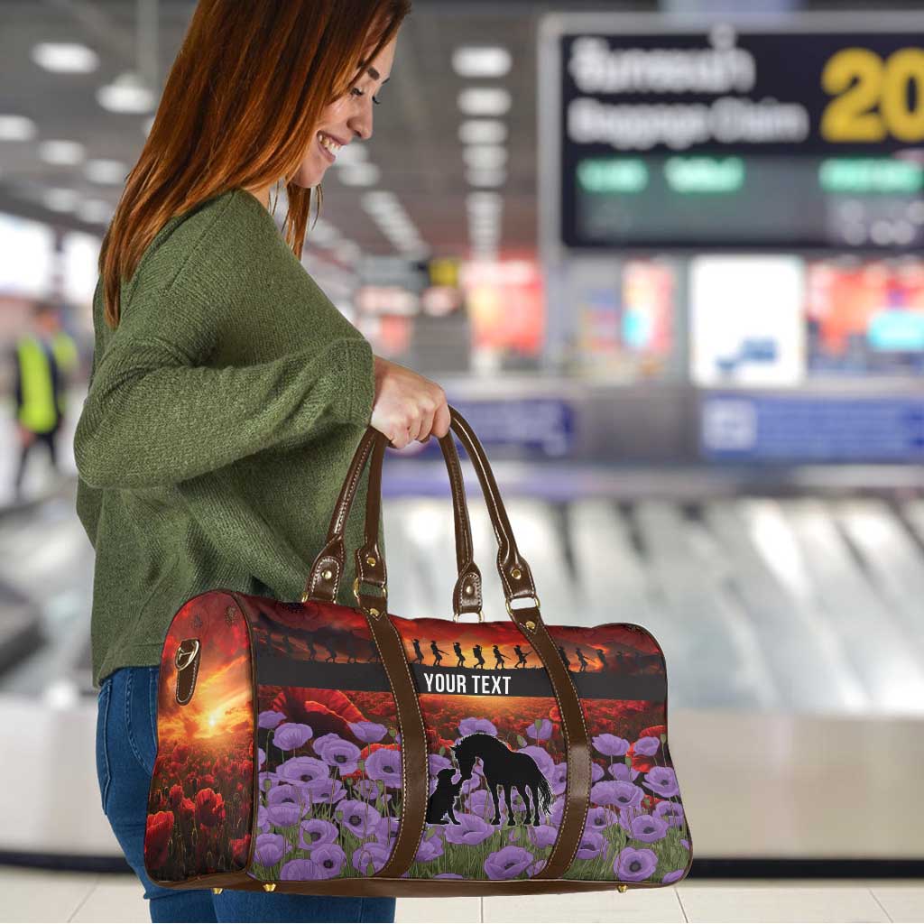 Personalised ANZAC Day Travel Bag Remembering the Animals of War LT19 - Polynesian Pride