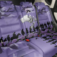 ANZAC Day Back Car Seat Cover Lest We Forget the Animals Too