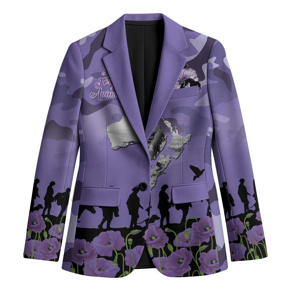 ANZAC Day Blazer Lest We Forget the Animals Too