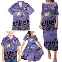 ANZAC Day Family Matching Puletasi and Hawaiian Shirt Lest We Forget the Animals Too LT19 - Polynesian Pride