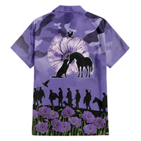 ANZAC Day Family Matching Puletasi and Hawaiian Shirt Lest We Forget the Animals Too LT19 - Polynesian Pride