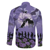 ANZAC Day Family Matching Puletasi and Hawaiian Shirt Lest We Forget the Animals Too LT19 - Polynesian Pride