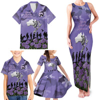 ANZAC Day Family Matching Tank Maxi Dress and Hawaiian Shirt Lest We Forget the Animals Too