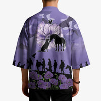ANZAC Day Kimono Lest We Forget the Animals Too LT19 - Polynesian Pride