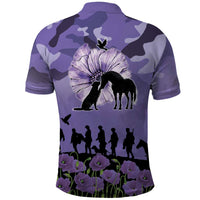 ANZAC Day Polo Shirt Lest We Forget the Animals Too