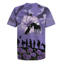 ANZAC Day Rugby Jersey Lest We Forget the Animals Too LT19 - Polynesian Pride
