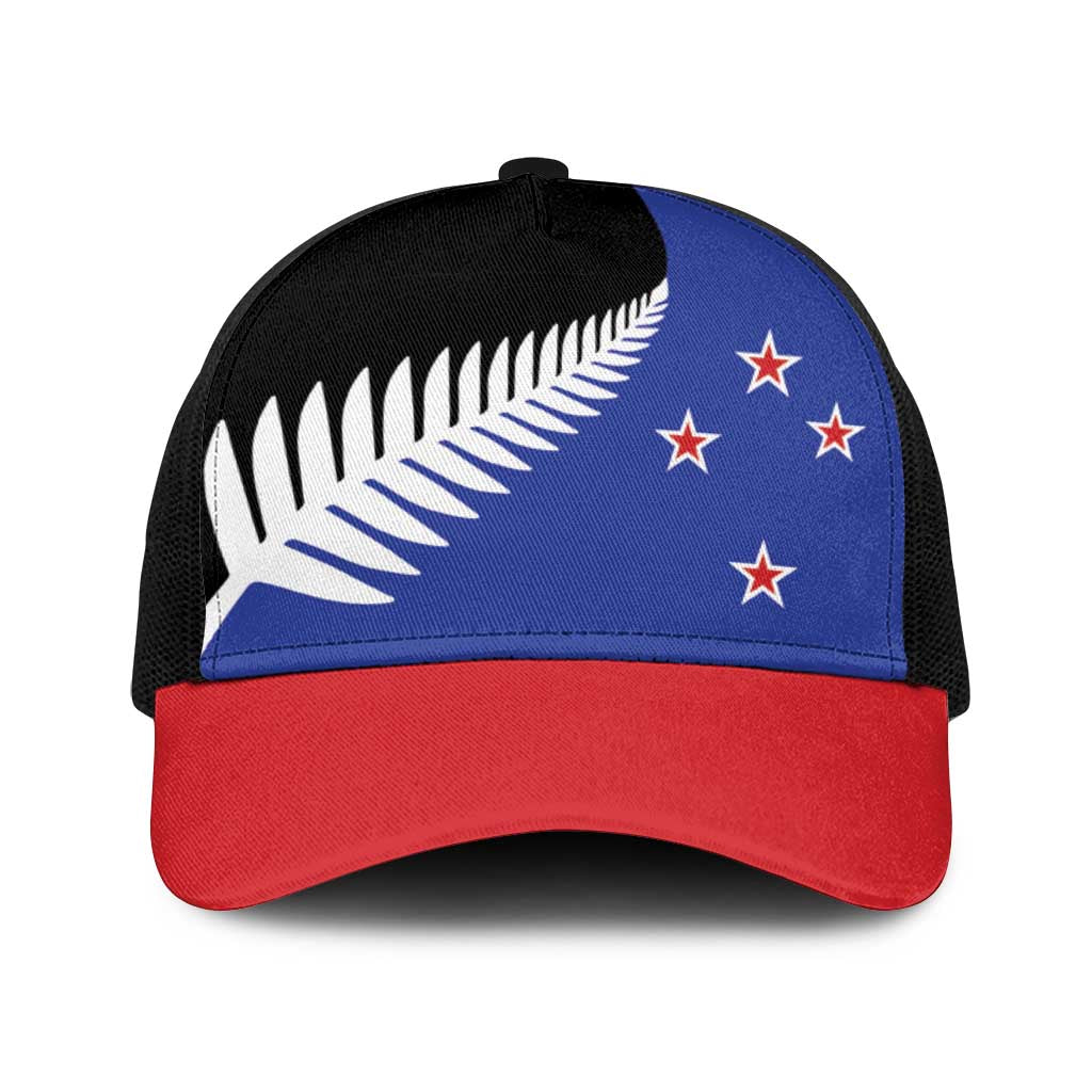 New Zealand Baseball Net Cap National Flag Style - Polynesian Pride