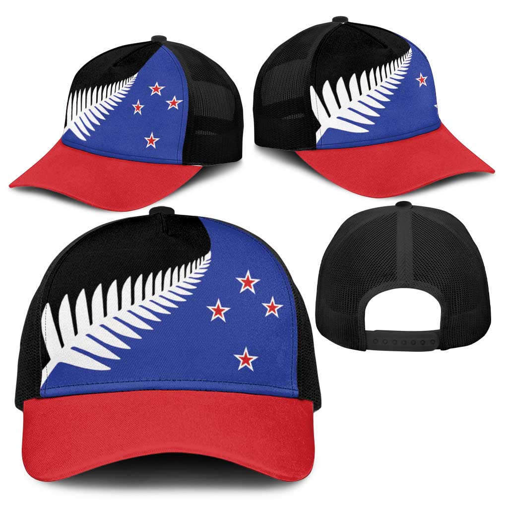 New Zealand Baseball Net Cap National Flag Style - Polynesian Pride