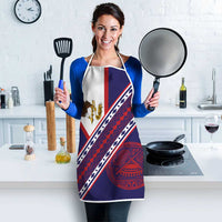 American Samoa Flag Day Apron Polynesian Tribal Tattoo Eagle Art LT19 - Polynesian Pride
