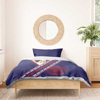 American Samoa Flag Day Bedding Set Polynesian Tribal Tattoo Eagle Art LT19 - Polynesian Pride