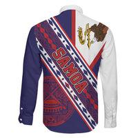 American Samoa Flag Day Family Matching Puletasi and Hawaiian Shirt Polynesian Tribal Tattoo Eagle Art LT19 - Polynesian Pride