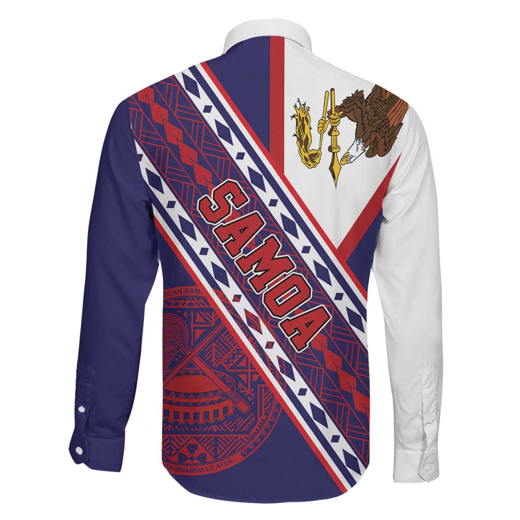 American Samoa Flag Day Family Matching Summer Maxi Dress and Hawaiian Shirt Polynesian Tribal Tattoo Eagle Art LT19 - Polynesian Pride