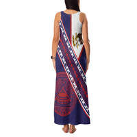 American Samoa Flag Day Family Matching Tank Maxi Dress and Hawaiian Shirt Polynesian Tribal Tattoo Eagle Art LT19 - Polynesian Pride