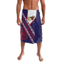 American Samoa Flag Day Lavalava Polynesian Tribal Tattoo Eagle Art LT19 Navy - Polynesian Pride