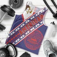 American Samoa Flag Day Men Tank Top Polynesian Tribal Tattoo Eagle Art LT19 - Polynesian Pride
