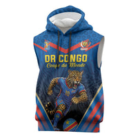 Custom World Football 2026 DR Congo Sleeveless Hoodie Les Leopards Coupe du Monde Glory