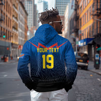 Custom World Football 2026 DR Congo Zip Hoodie Les Leopards Coupe du Monde Glory