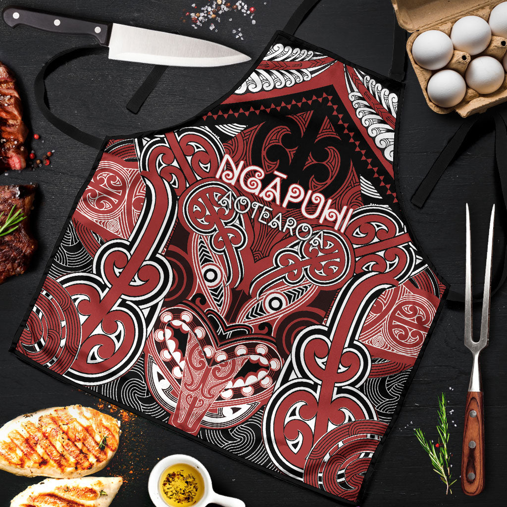 Aotearoa Iwi Ngapuhi Apron Maori Kowhaiwhai Pattern