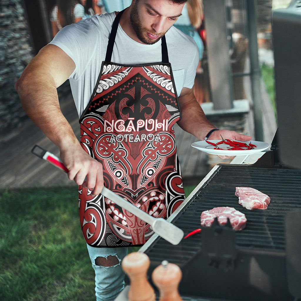 Aotearoa Iwi Ngapuhi Apron Maori Kowhaiwhai Pattern