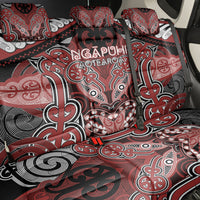 Aotearoa Iwi Ngapuhi Back Car Seat Cover Maori Kowhaiwhai Pattern
