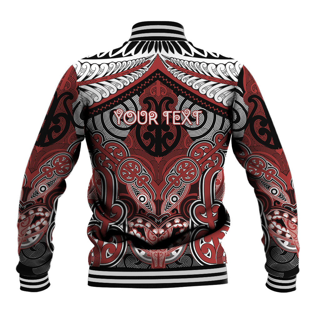 Aotearoa Iwi Ngapuhi Personalised Baseball Jacket Maori Kowhaiwhai Pattern