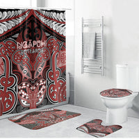 Aotearoa Iwi Ngapuhi Bathroom Set Maori Kowhaiwhai Pattern