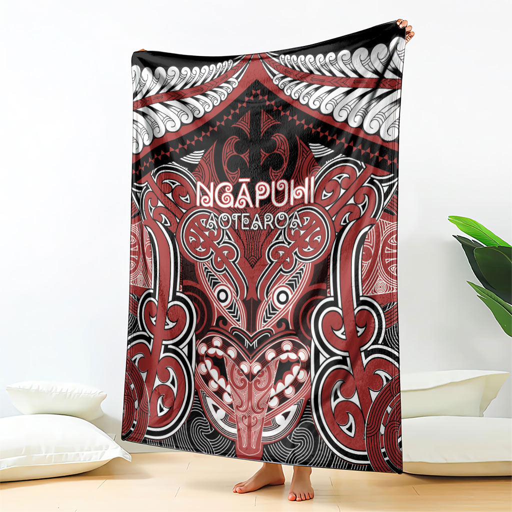 Aotearoa Iwi Ngapuhi Blanket Maori Kowhaiwhai Pattern