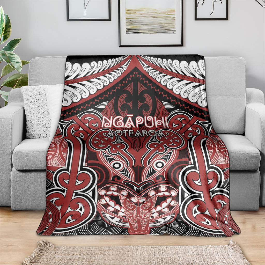 Aotearoa Iwi Ngapuhi Blanket Maori Kowhaiwhai Pattern