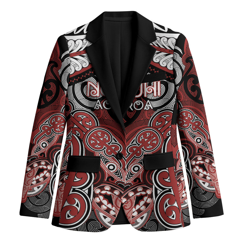 Aotearoa Iwi Ngapuhi Personalised Blazer Maori Kowhaiwhai Pattern