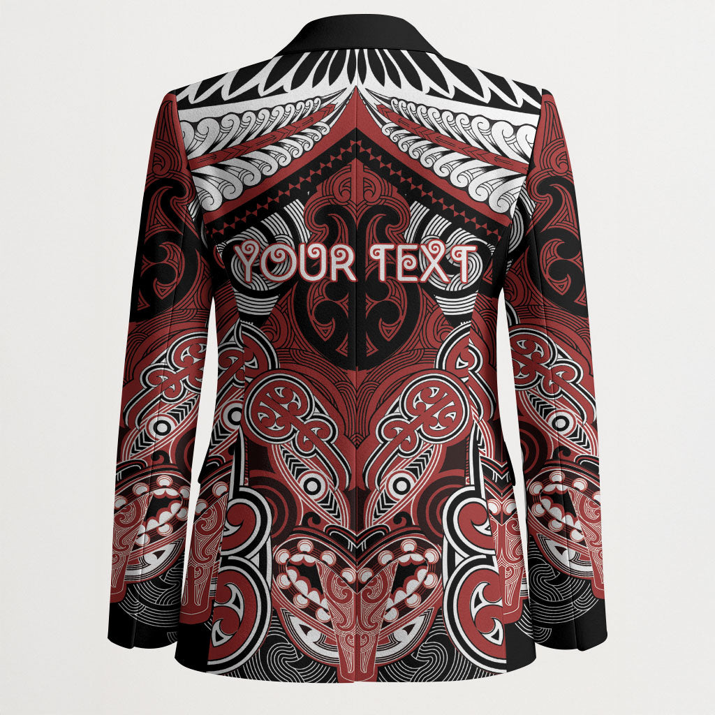 Aotearoa Iwi Ngapuhi Personalised Blazer Maori Kowhaiwhai Pattern