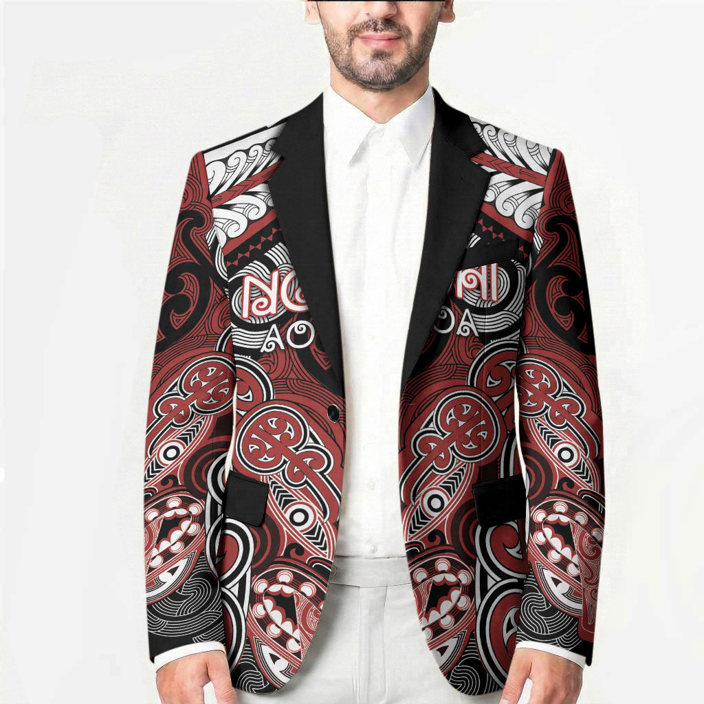 Aotearoa Iwi Ngapuhi Personalised Blazer Maori Kowhaiwhai Pattern