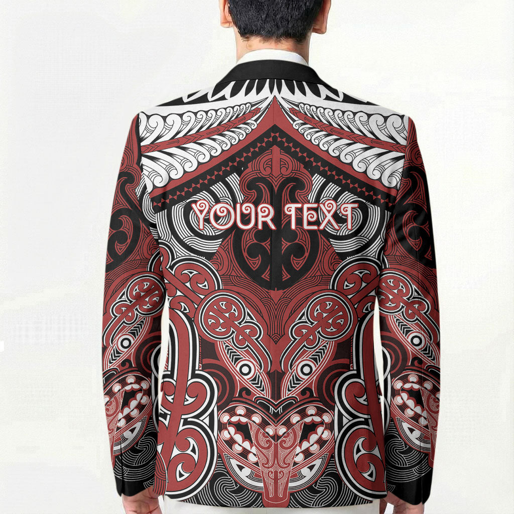 Aotearoa Iwi Ngapuhi Personalised Blazer Maori Kowhaiwhai Pattern