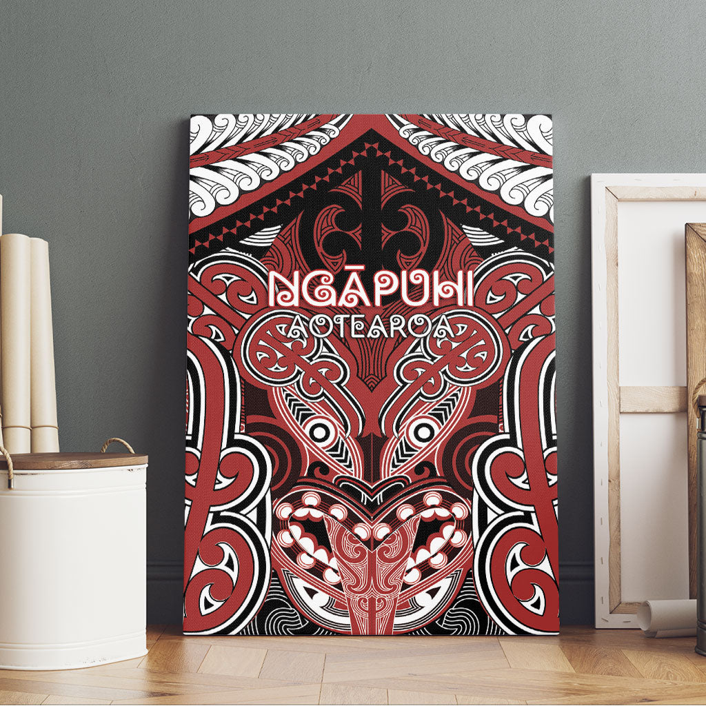 Aotearoa Iwi Ngapuhi Canvas Wall Art Maori Kowhaiwhai Pattern