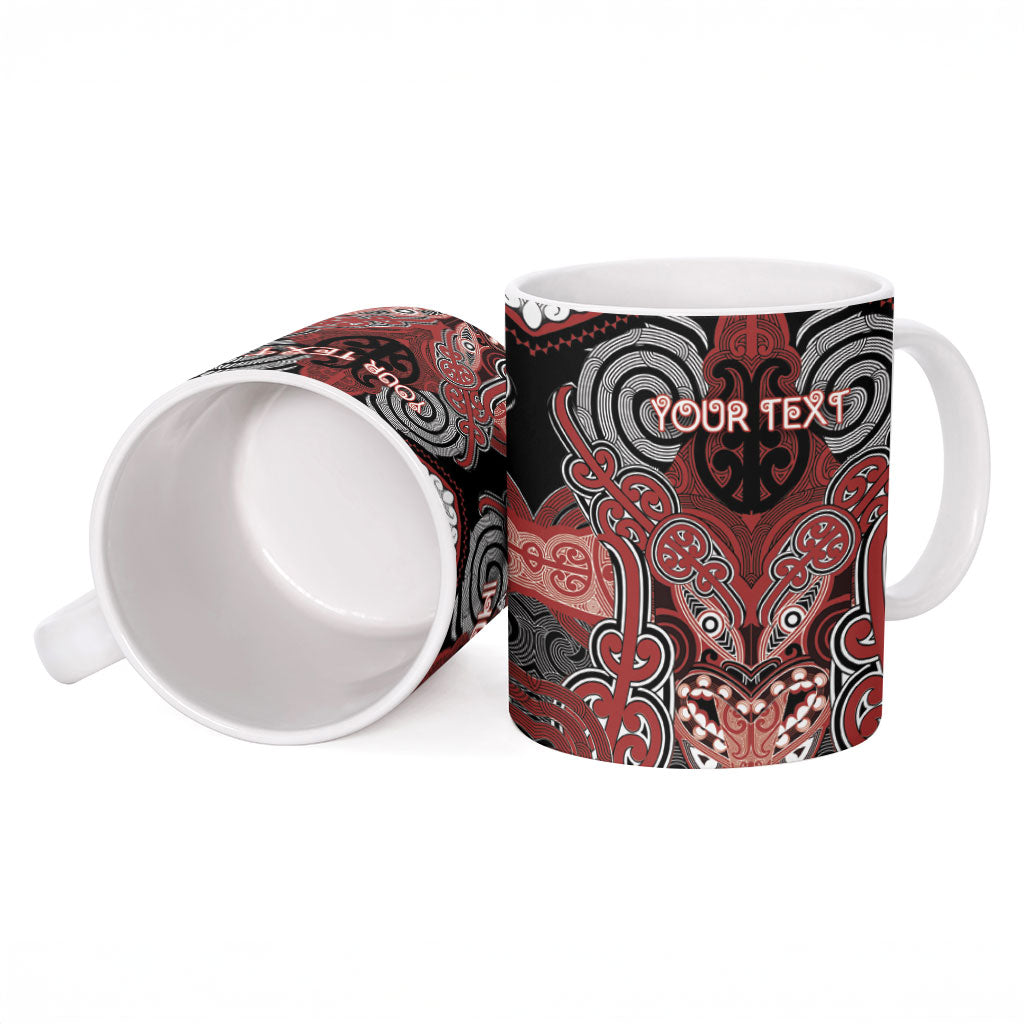 Aotearoa Iwi Ngapuhi Personalised Ceramic Mug Maori Kowhaiwhai Pattern