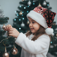 Aotearoa Iwi Ngapuhi Personalised Christmas Santa Hat Maori Kowhaiwhai Pattern
