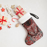 Aotearoa Iwi Ngapuhi Personalised Christmas Stocking Maori Kowhaiwhai Pattern