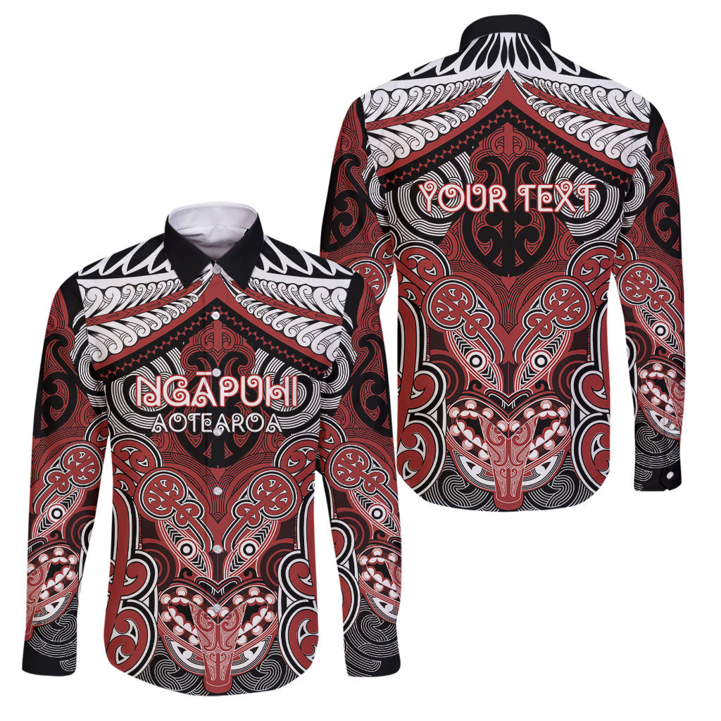 Aotearoa Iwi Ngapuhi Personalised Family Matching Mermaid Dress and Hawaiian Shirt Maori Kowhaiwhai Pattern