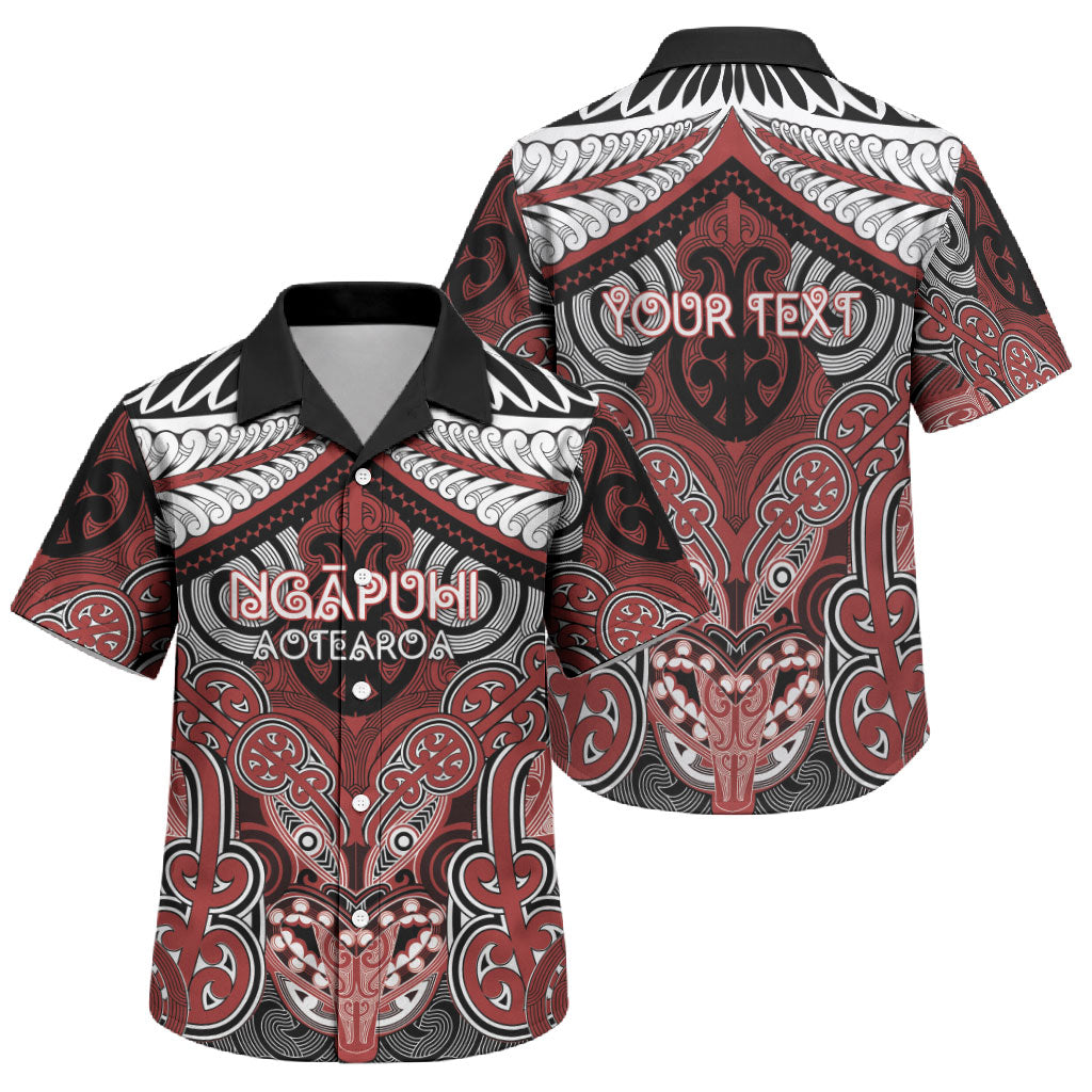 Aotearoa Iwi Ngapuhi Personalised Family Matching Mermaid Dress and Hawaiian Shirt Maori Kowhaiwhai Pattern