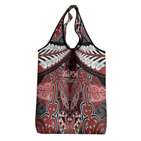 Aotearoa Iwi Ngapuhi Grocery Bag Maori Kowhaiwhai Pattern