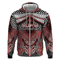 Aotearoa Iwi Ngapuhi Personalised Hoodie Maori Kowhaiwhai Pattern