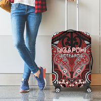 Aotearoa Iwi Ngapuhi Luggage Cover Maori Kowhaiwhai Pattern