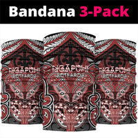Aotearoa Iwi Ngapuhi Neck Gaiter Maori Kowhaiwhai Pattern