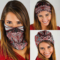 Aotearoa Iwi Ngapuhi Neck Gaiter Maori Kowhaiwhai Pattern